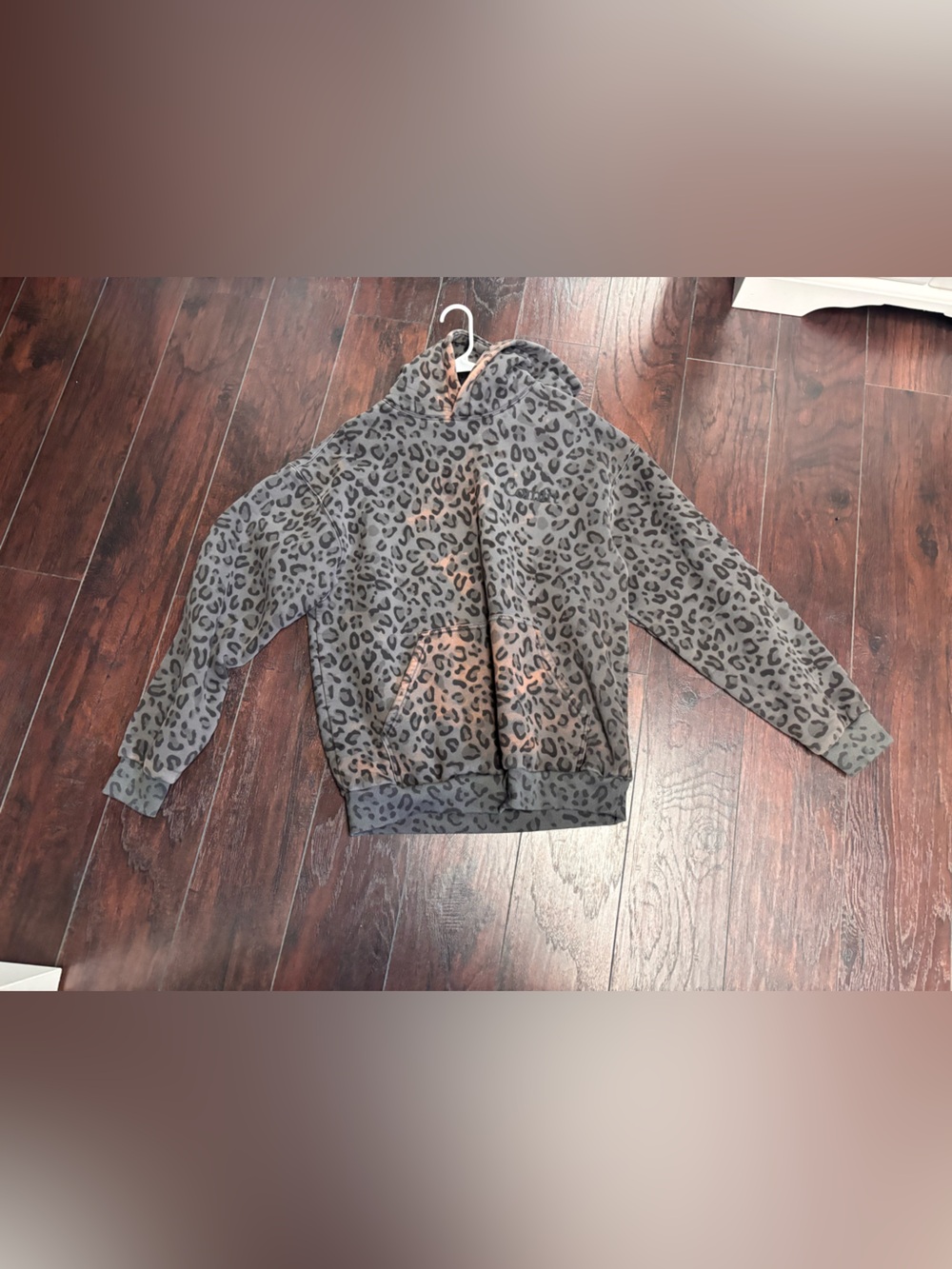 Comfort Leopard Print Hoodie